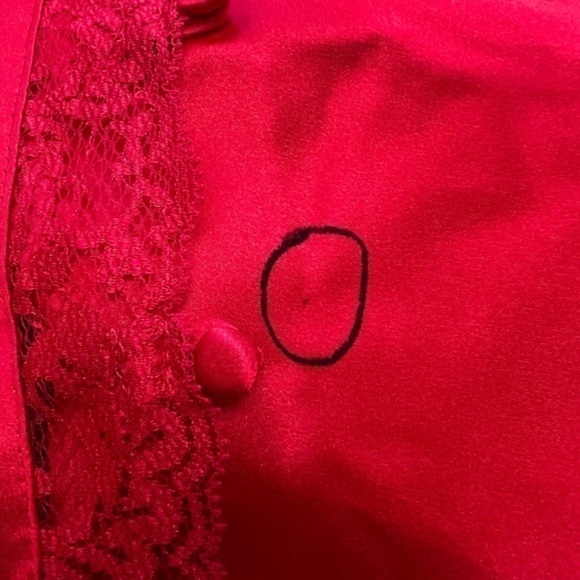 Victoria’s Secret Vintage Gold Label Scarlet Red Button Front Cami - Picture 8 of 8